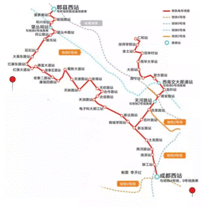 犀浦-红光板块占据着"中优","西控"桥头堡位置,坐享城市规划发展红利