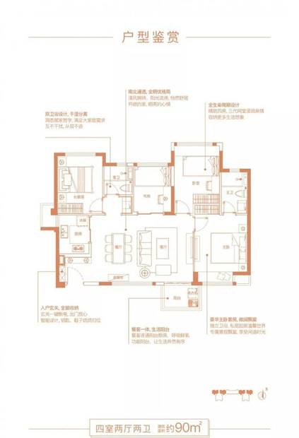 万科金域缇香户型图