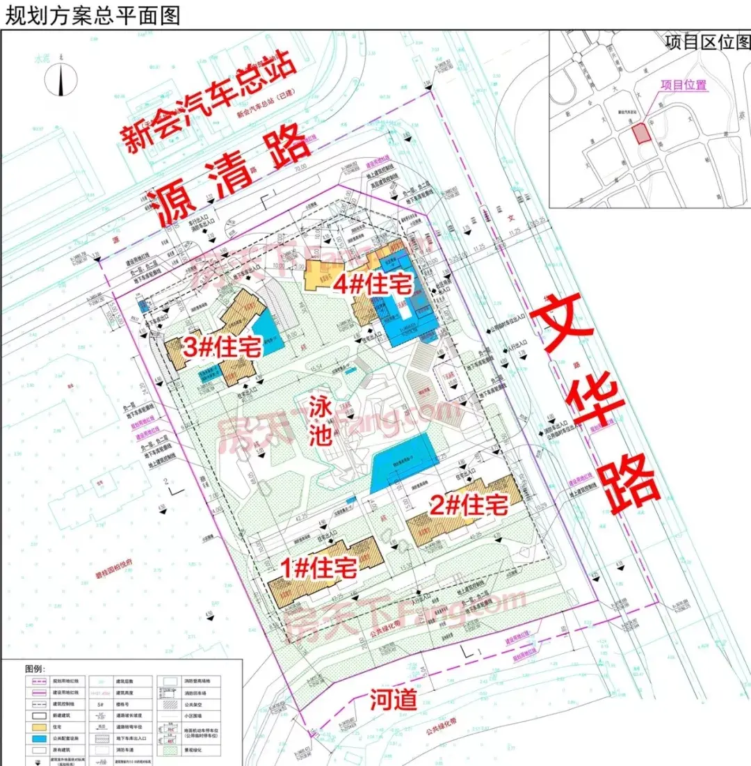 新会贵地价项目规划公示 建设4幢住宅楼(附效果图)