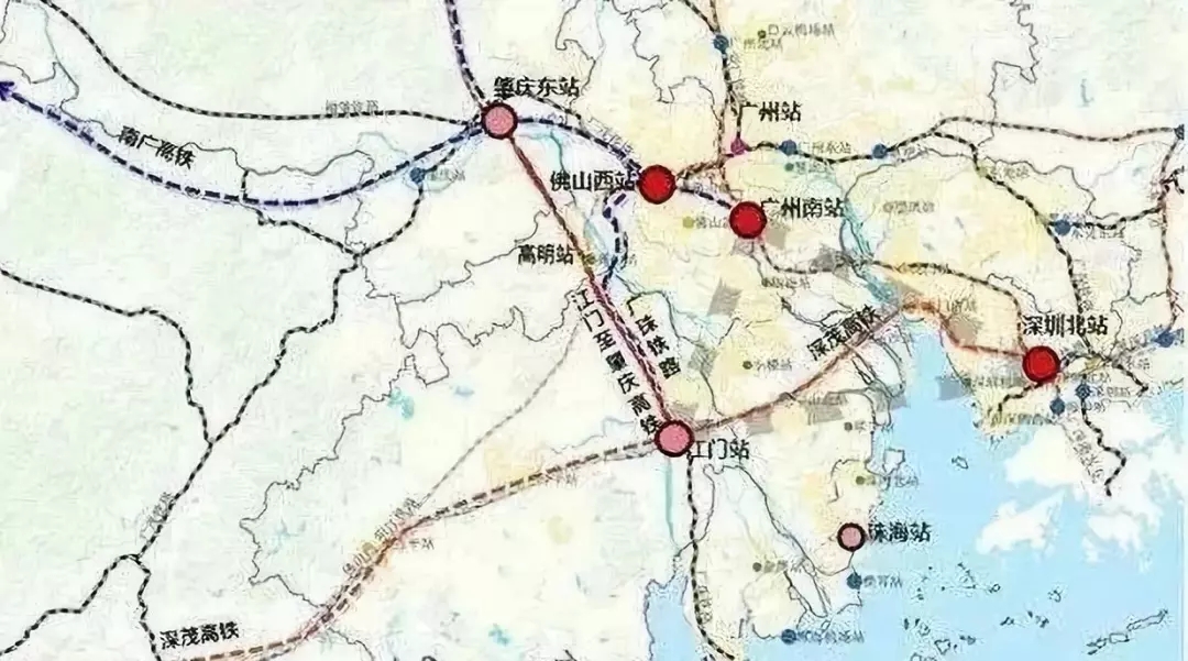 珠江肇高铁启动在即 设计时速350公里