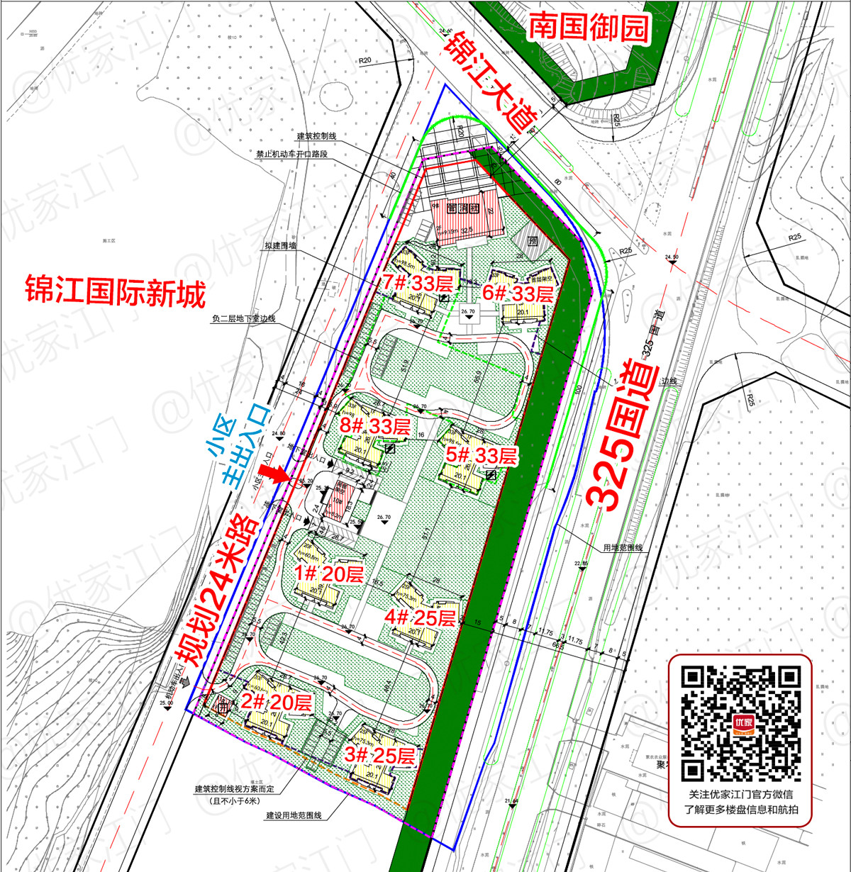 据规划方案显示,该项目由 恩平市亿恒房地产开发有限公司开发建设