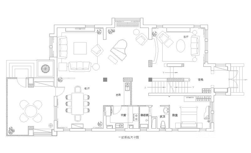东南亚风格别墅500平米36万-温哥华森林装修案例-淄博