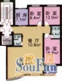 锦绣公寓户型图