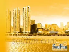 朝天门海客瀛洲大跃层 一线揽江 精装修 23平方露台