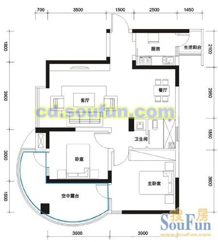 户型图1/1