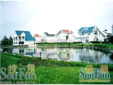 独栋别墅,视野开阔,临天然大河,集中南花园800平