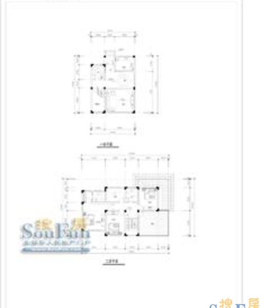 青城山语间别墅户型图