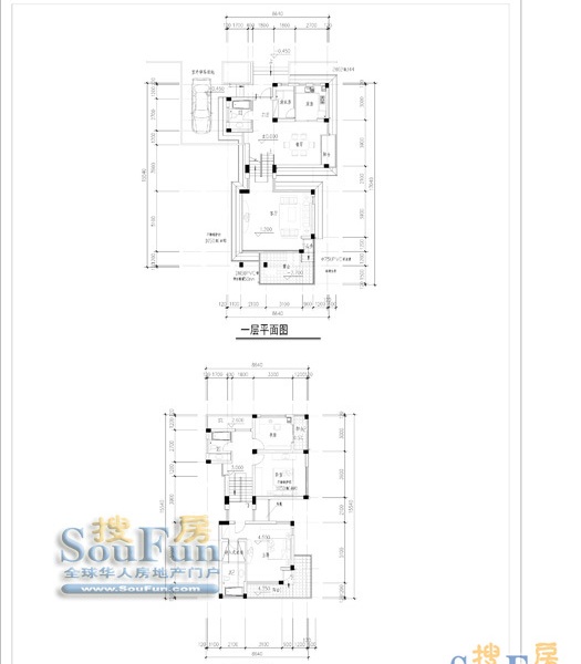 青城山语间别墅户型图