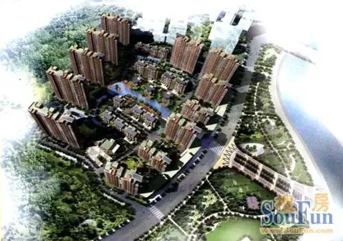 六湾效果图鸟瞰图 六湾效果图鸟瞰图