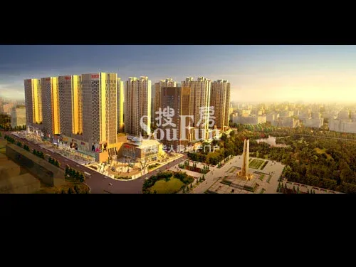 唐山万达广场效果图外景 唐山万达广场效果图外景