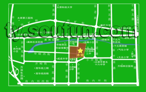 华峪东区交通图交通图
