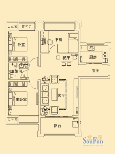 盛世名门户型图