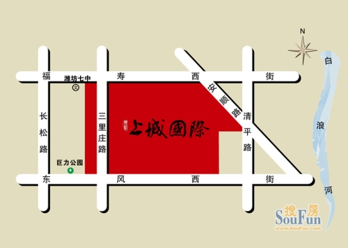 上城国际交通图交通图