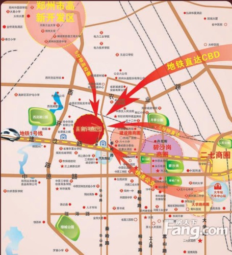 金质新禧园交通图