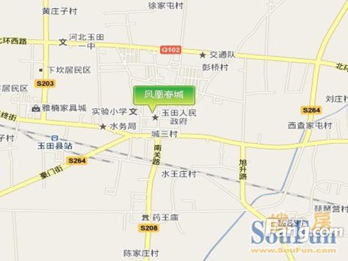 凤凰春城交通图交通图（2010-7-27）