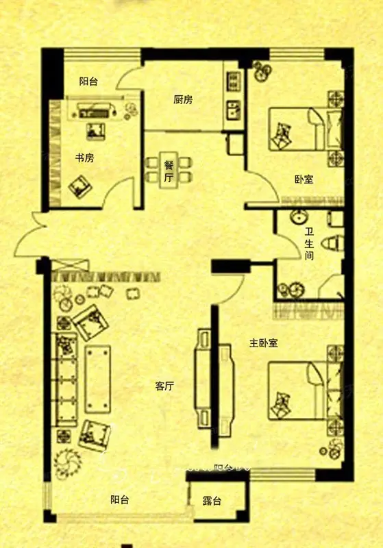 万恒东方俪城四期户型