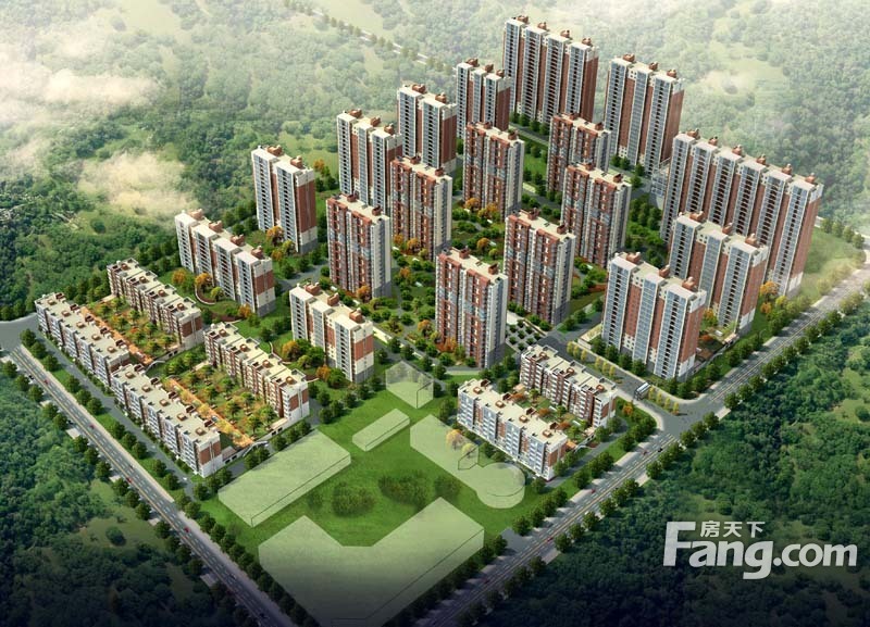 金鼎丽城效果图鸟瞰图 金鼎丽城效果图鸟瞰图
