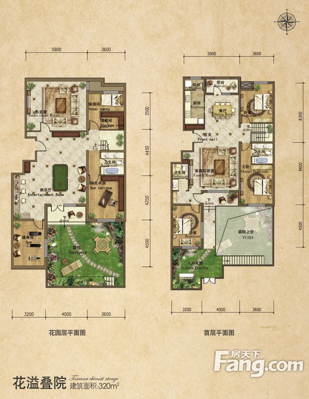 龙湖香醍溪岸洋房户型图