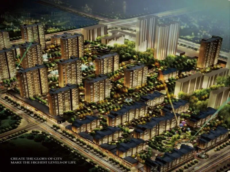 绿都皇城效果图全景规划图 绿都皇城效果图全景规划图
