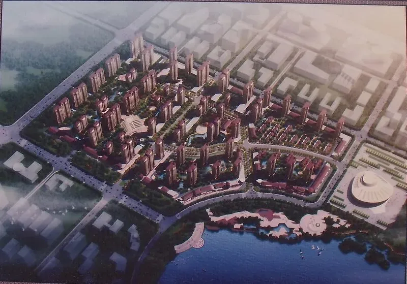 东湖天地效果图鸟瞰图 东湖天地效果图鸟瞰图