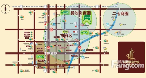 中原新城交通图