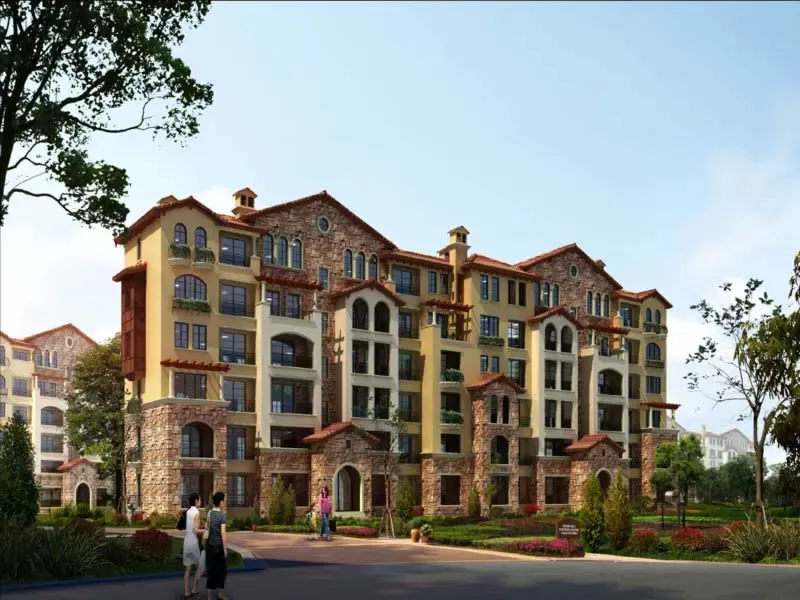 金石明珠效果图6,10,12#楼南立面效果图 金石明珠效果图6,10,12#楼南立面效果图