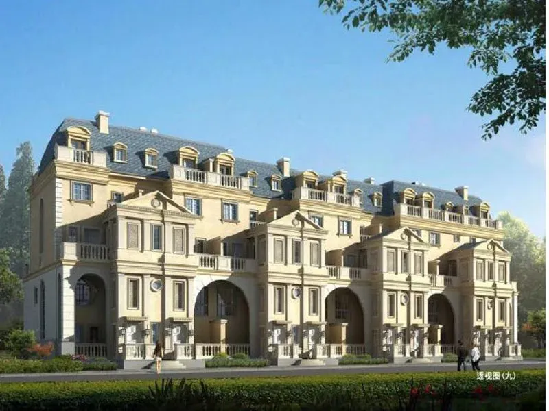 波尔多庄园效果图联排别墅效果图 波尔多庄园效果图联排别墅效果图