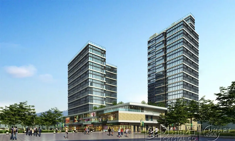 丹桂里效果图三期天街效果图 丹桂里效果图三期天街效果图