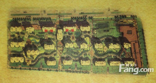 蓝溪桓公花园效果图规划示意图