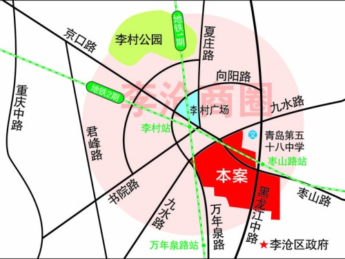 中海国际社区交通图交通图
