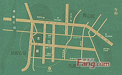 东亚世纪城·沁园交通图交通图