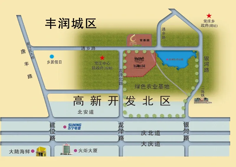龙湖庄园交通图交通图 龙湖庄园交通图交通图
