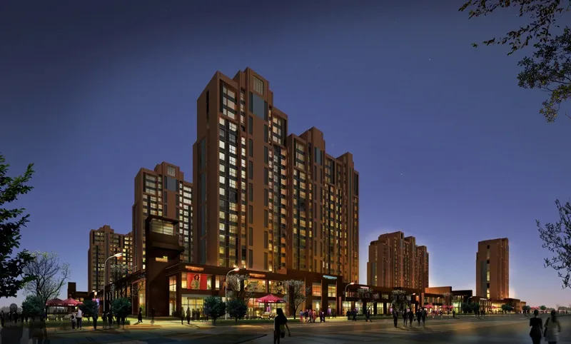 东城景苑效果图夜景效果图 东城景苑效果图夜景效果图