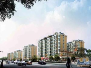 天福阳光花园四楼115平三居室地暖齐全家具家电入住