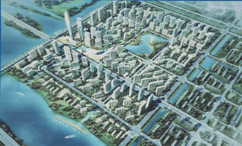 融科上城效果图鸟瞰图 融科上城效果图鸟瞰图