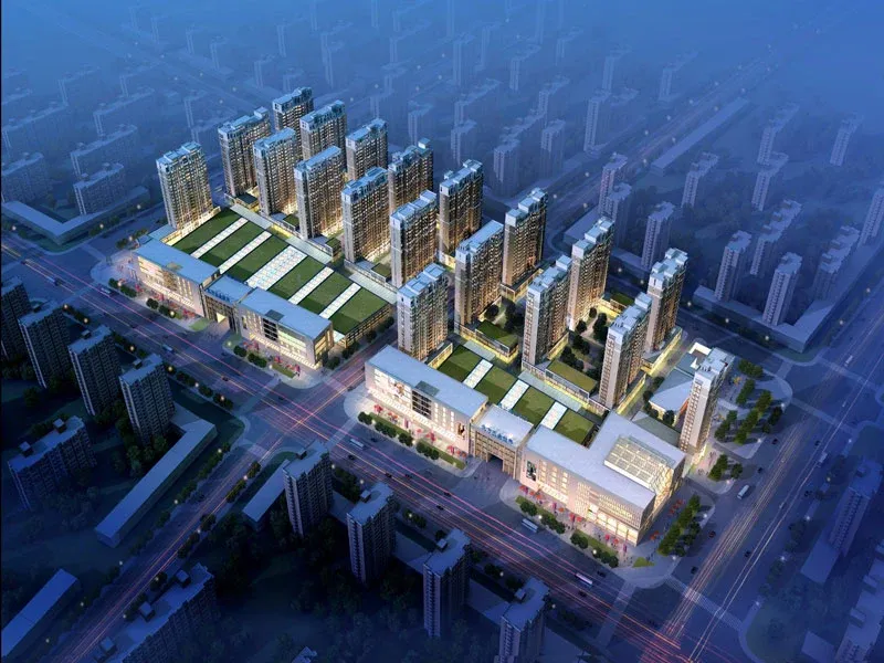 凤城盛世效果图鸟瞰图 凤城盛世效果图鸟瞰图