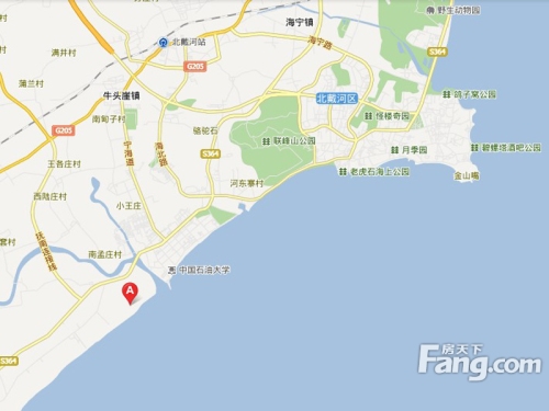 华贸·蔚蓝海岸交通图电子地图