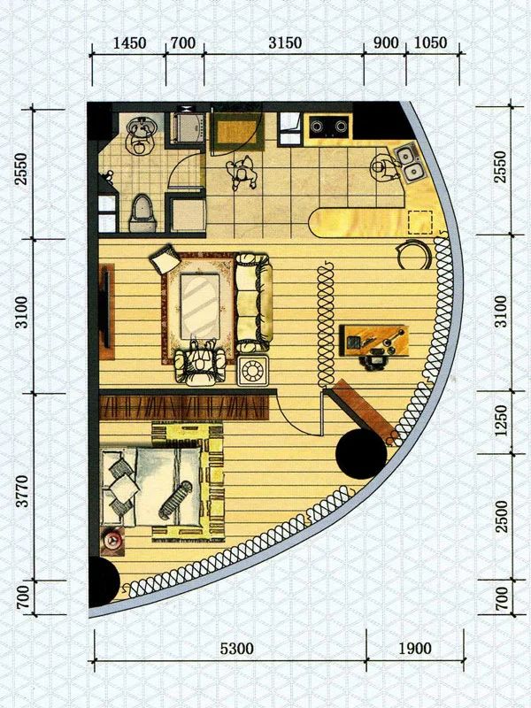 惠丰广场户型图