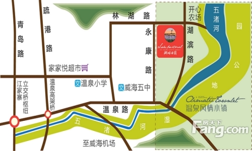 明辰·湖畔田园交通图交通图