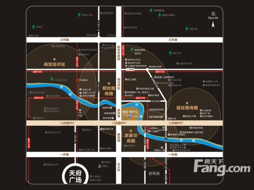 瑞安城中汇交通图项目区位图