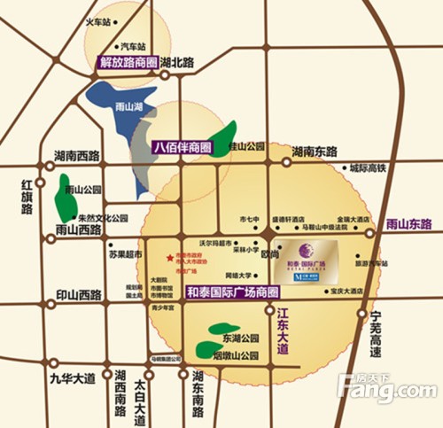 和泰·国际广场交通图交通图