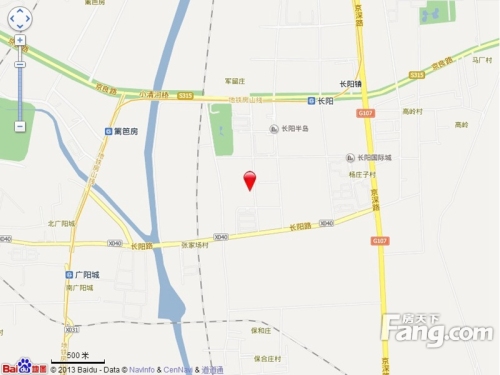 北京城建·徜徉墅交通图电子地图