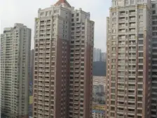 大连明珠前排 大海景 看星海广场和喷泉