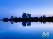 东尚蓝湾,联排别墅,上下4层,带车库,好位置