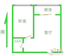 新华小区3室1厅南