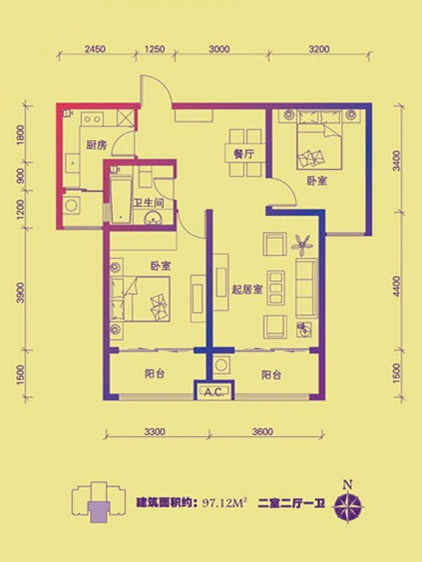 户型图2/2