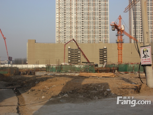 上尚城实景图施工现场实景图（2013-11-21）