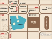 龙源湖国际广场交通图