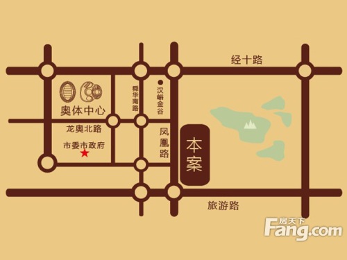 中铁·逸都国际交通图区位图