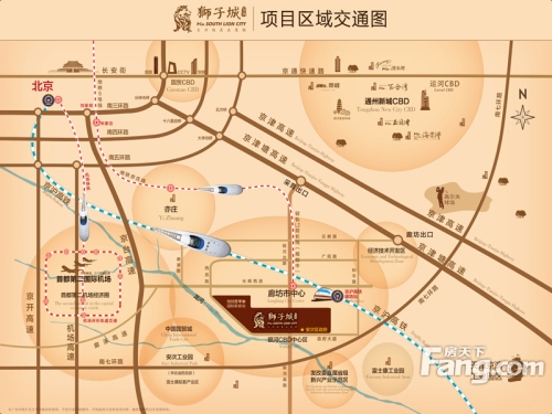 K2·京南狮子城交通图区域图配套图